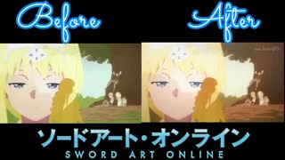 مقایسه اپنینگ دوم فصل سوم انیمه هنر شمشیرزنی آنلاین Sword Art Online: Alicization در قسمت‌های ۱۴ و ۱۵