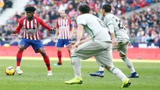 خلاصه دیدار اتلتیکو مادرید 2_0 ختافه (هفتۀ بیست‌ویکم لالیگا اسپانیا)