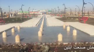 آبنمای قلزن سنگی پارک انصار مشهد www.Abonoor.ir لیفت ابرو