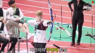 [방탄소년단/슈가 지민 정국] 양궁소년단 실전에서는..?