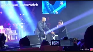 هم‌خوانی حمید حامی و نیما مسیحا در کنسرت