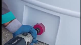 نصب فیتینگ مخزن پلی اتیلن | اتصال مخزن آب