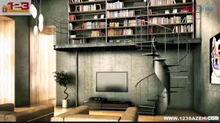 معماری مدرن با پنل های بتن اکسپوز