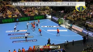 دیدار تیم های ملی اسپانیا و مصر در هندبال قهرمانی جهان ۲۰۱۹