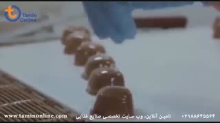 خط تولید و روکش دهی شکلات