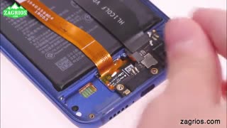 آموزش تعویض باتری موبایل هوآوی Honor 10 - زاگریوس