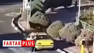 اولین فیلم از لحظه تیراندازی به شهرداری هشتگرد