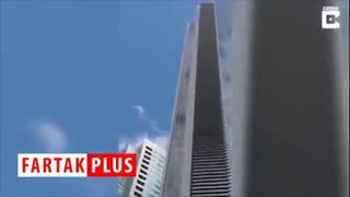 بازی با مرگ مرد میانسال با بالا رفتن از برج ۴۷ طبقه!