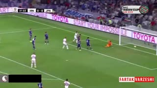 آنالیز گرافیکی بازی ایران - ژاپن