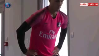 اولین روز تمرین لئاندرو پاردس در پاریس سن ژرمن