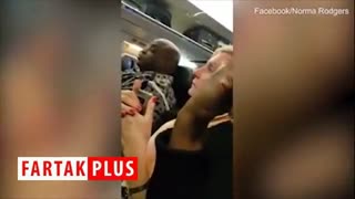 رفتار نژادپرستانه عجیب مسافر در داخل هواپیما!