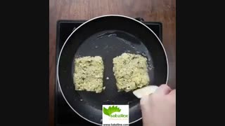 گل کلم با پنیر گریل شده - سبزی لاین