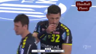 دیدار تیم های هندبال کیئل و رین نکار لوئن در بوندسلیگا2018/19