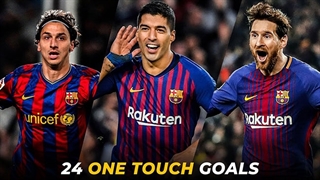 24 گل سرضرب  بازیکنان بارسلونا