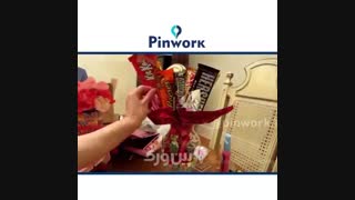 گلدون شکلاتی مخصوص ولنتاین