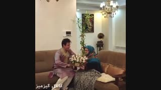 رقص و حرکات هندی عمو پورنگ تو شب تولد مادرش