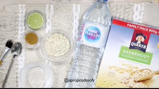 ماسک خانگی درمان جای جوش صورت