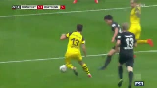 خلاصه دیدار اینتراخت فرانکفورت 1_1 بورسیا دورتموند (هفتۀ بیستم بوندسلیگا آلمان)