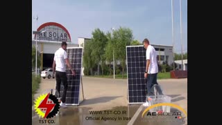 ویدیو معرفی پنل خورشیدی AE SOLAR Smart Hot-spot Free و مقایسه آن با پنل معمولی