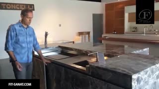 تکنولوژی های هیرت انگیز و جدید کابینت آشپزخانه لوکس