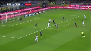 خلاصه دیدار اینتر میلان 0_1 بولونیا ( هفته 22 سری آ ایتالیا)