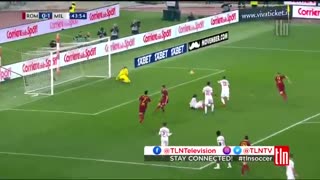 خلاصه دیدار آ اس رم 1_1 آث میلان (هفتۀ بیست‌ودوم سری‌آ ایتالیا)