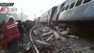 خروج قطار از ریل در هندوستان 7 کشته و 24 مجروح بر جای گذاشت