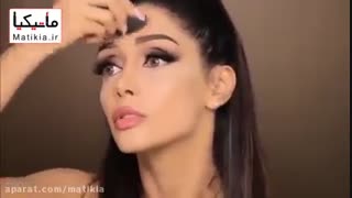 آموزش میکاپ مدل کیم کارداشیان4 - 09122995571