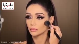 آموزش میکاپ مدل کیم کارداشیان5 - 09122995571