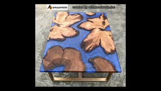 چند نمونه کار زیبا با رزین اپوکسی و چوب