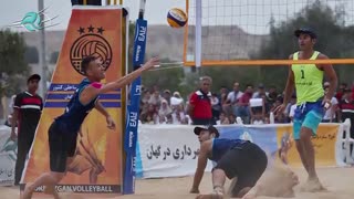 نگاهی به تورملی سه ستاره والیبال ساحلی در شهر زیبای درگهان