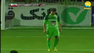 خلاصه دیدار ذوب‌آهن 0_0 نساجی (هفته 16 لیگ برتر ایران)