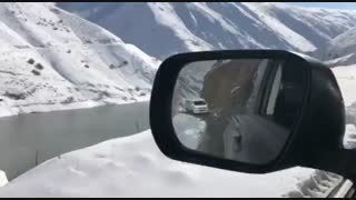 طبیعت برفی دولت آباد چناران