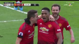 خلاصه دیدار فولام 0_3 منچستریونایتد (هفته 26 لیگ برتر انگلیس)