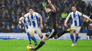 خلاصه بازی برایتون 1_3 برنلی (هفتۀ بیست‌وششم لیگ برتر انگلیس)