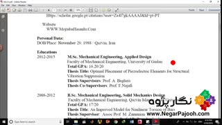 نگار پژوه :: رزومه نویسیResume -CV
