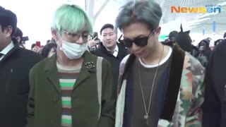 [Video/MediaCam] BTS at Incheon Airport HeadingTo LA [190209]