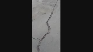 اسکله قشم دراثرزلزله ترک خورد