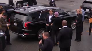 BTS ورود به فرش قرمز مراسم GRAMMY 2019 / بی تی اس