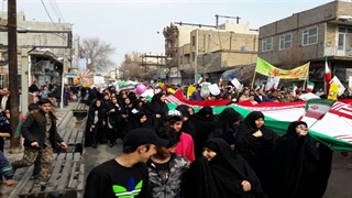 گوشه‌هایی از راهپیمایی ۲۲ بهمن ۹۷ در تهران