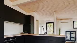 طراحی داخلی خانه ای مدرن در دل طبیعت...