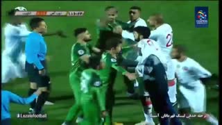 درگیری بازیکنان ذوب آهن و الکویت