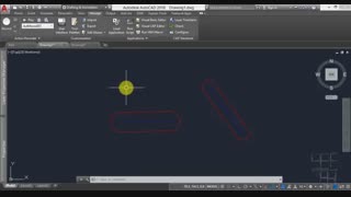 راهنمای استفاده از برنامه ترسیم سوراخ لوبیایی در اتوکد