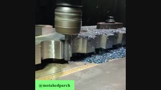 کلیپ دیدنی از ماشین کاری مواد سخت