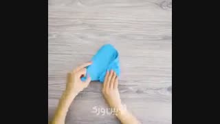 وقتی مهمون دارید اینجوری دستمال تا کنید