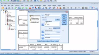 آموزش مدل رگسیون چندگانه و لوجستیک در نرم افزار SPSS
