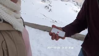 تبریک جادویی ولنتاین در توچال ( شعبده بازی خفن)
