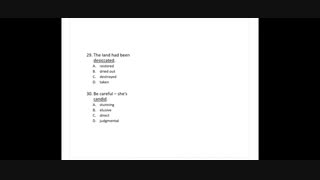 Test your GRE Vocabulary Knowledge - GRE Vocabulary Test Part 2