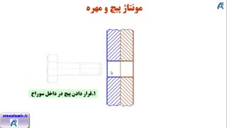 نحوه مونتاژ پیچ و مهره