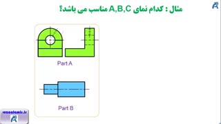 تمرین انتخاب نمای مناسب